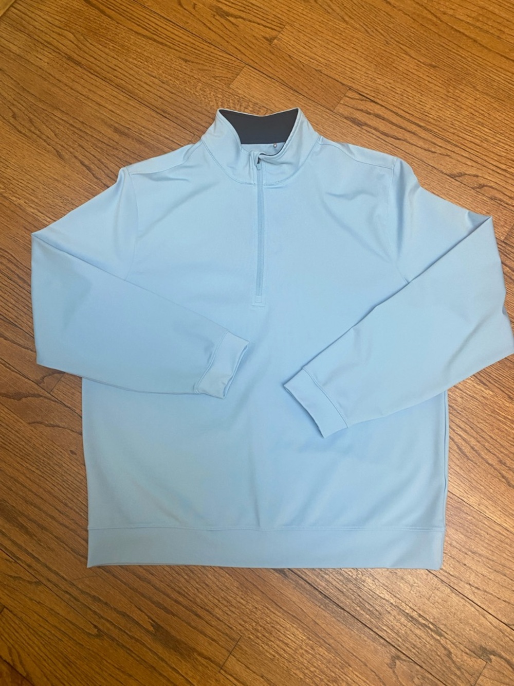 WALTER HAGEN, Light Blue Quarter-Zip, Sz L